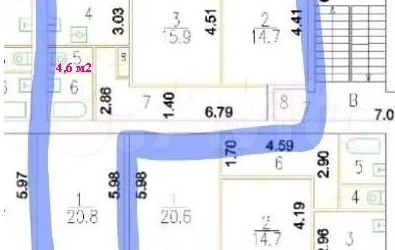 3-комн квартира 1-я Владимирская улица, 10