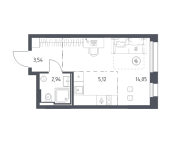 Продать Квартиры в новостройке Заречье п., Заречная ул.   4