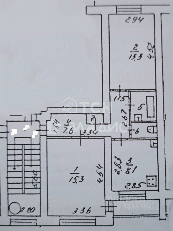 Продажа 2-комн квартиры на вторичном рынке Пушкино, улица Разина, 11