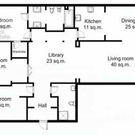 Аренда 4-комн квартиры на вторичном рынке Зачатьевский 1-й пер, д. 5 Аренда 4-комн квартиры на вторичном рынке Зачатьевский 1-й пер, д. 5