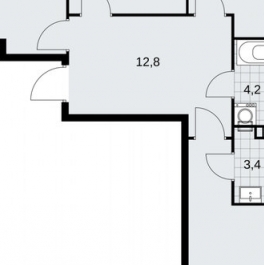 Продажа 3-комн квартиры на вторичном рынке Магеллана пр-т,  д. 8