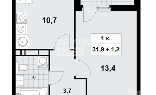 Продажа 1-комн квартиры на вторичном рынке Коммунарка п, Потаповская Роща ул