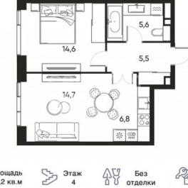 Продажа 1-комн квартиры на вторичном рынке ул Полковая,  д. 1,  к. 7
