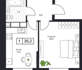 Продать Квартиры в новостройке Пушкино г., Нижняя ул.   3