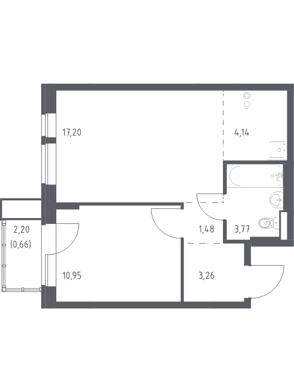 Продажа 1-комн квартиры в новостройке Балашиха г., Балашихинское ш.,  к. 2