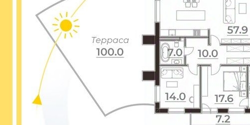 6-комн квартира Лахта тер., улица Новая, 51к1