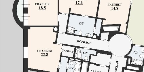 4-комн квартира Малая Бронная улица, 44