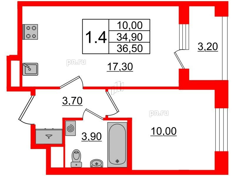 Продажа 1-комн квартиры в новостройке Колпинское шоссе