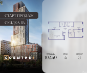 Продать Квартиры в новостройке ул. Лобачевского, корп. 6.2   