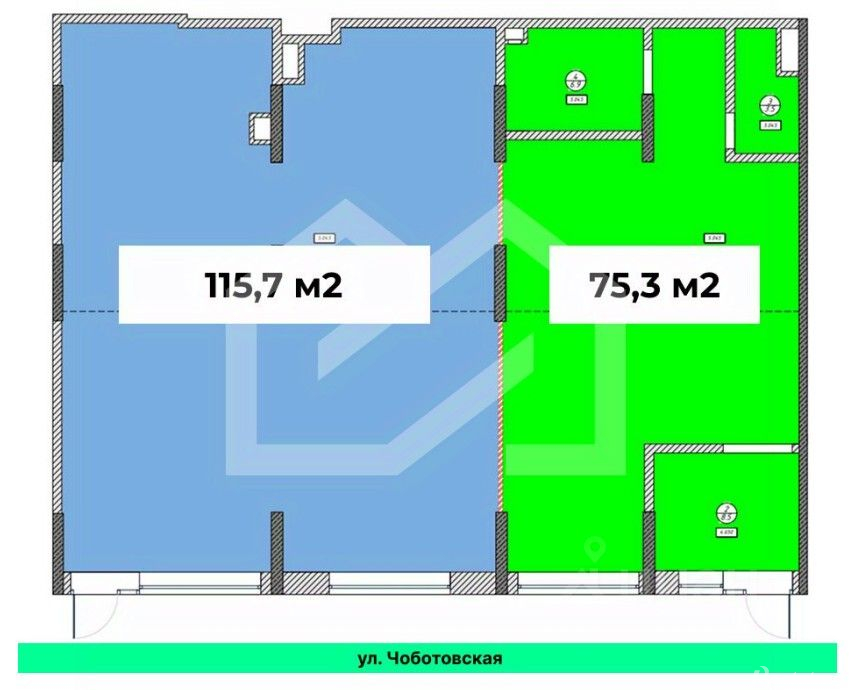Продажа торгового помещения Чоботовская улица,  д. 2 к1