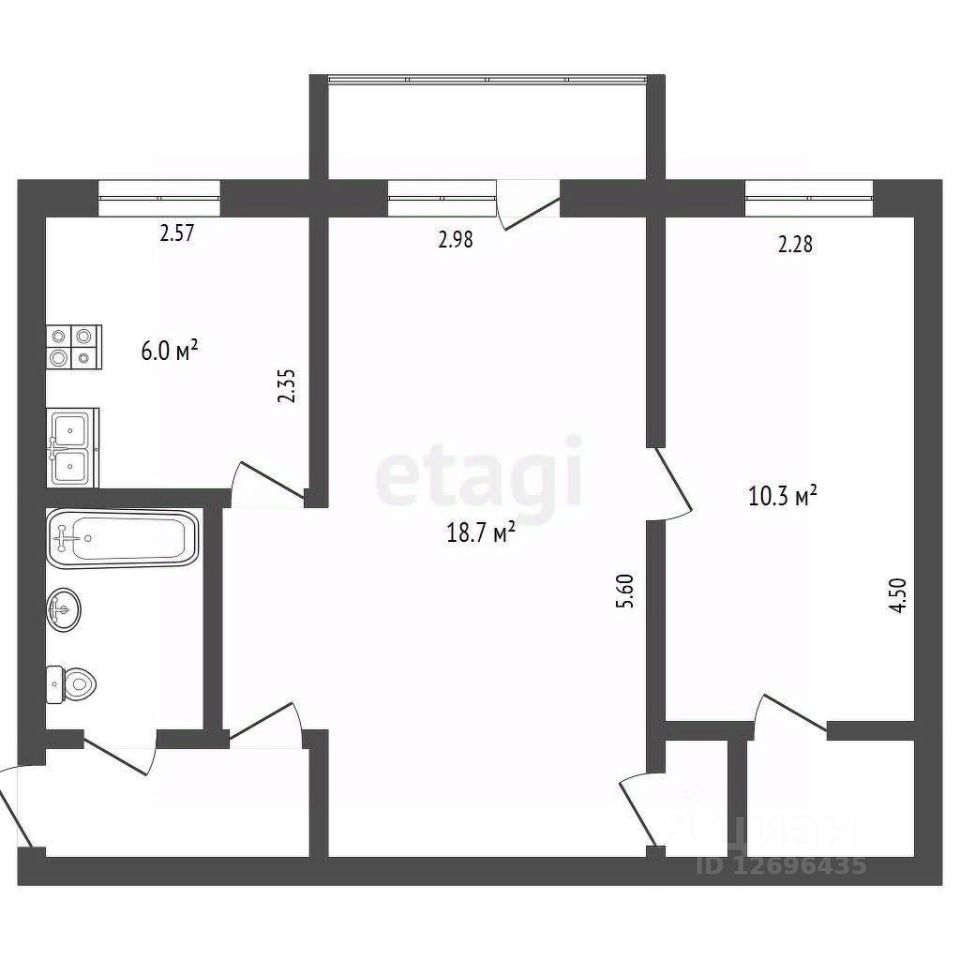 Продажа 2-комн квартиры на вторичном рынке Звездный бульвар, 38К2