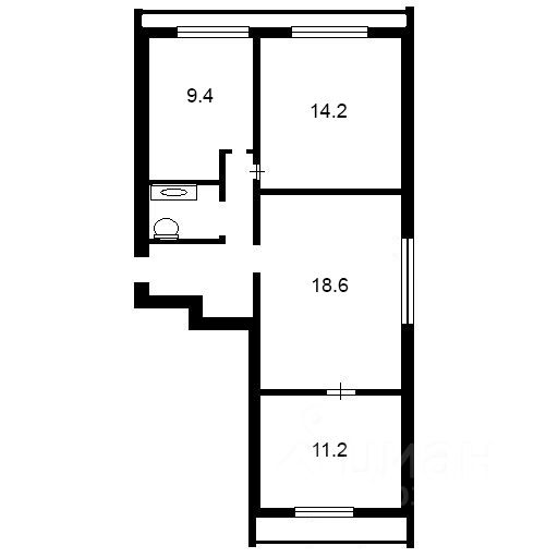 Продажа 3-комн квартиры на вторичном рынке Ташкентская улица, 4К1