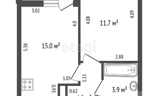 Продажа 1-комн квартиры на вторичном рынке Мурино г, Екатерининская ул,  д. 17