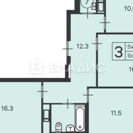 Продажа 3-комн квартиры на вторичном рынке Амурская ул,  д. 1 к1