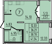 Продать Квартиры в новостройке Шушары п., Кокколевская ул.   2