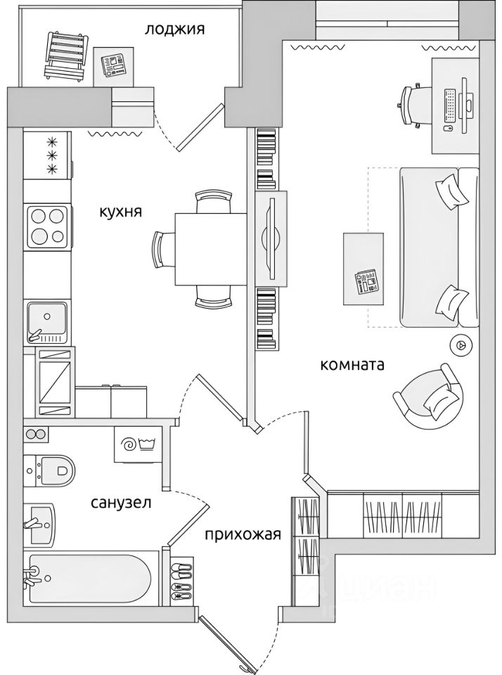 Продажа 1-комн квартиры на вторичном рынке улица Русановская, 18к6