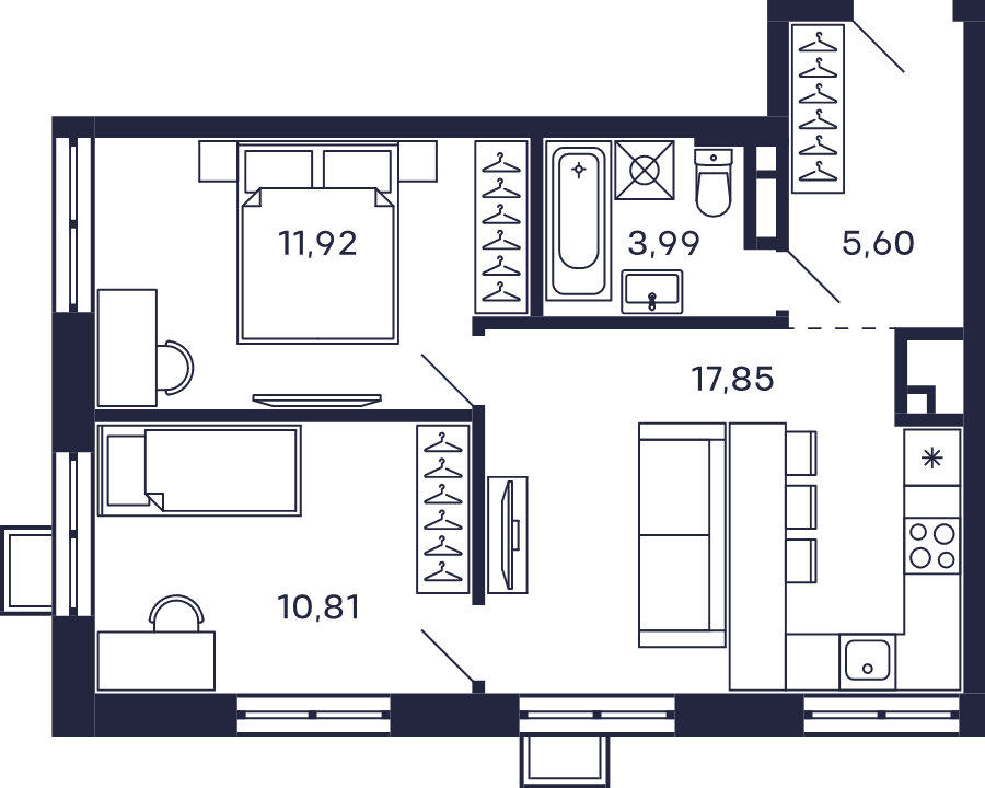 Продажа 2-комн квартиры в новостройке Красногорск г., Большая Воскресенская ул.,  к. 6