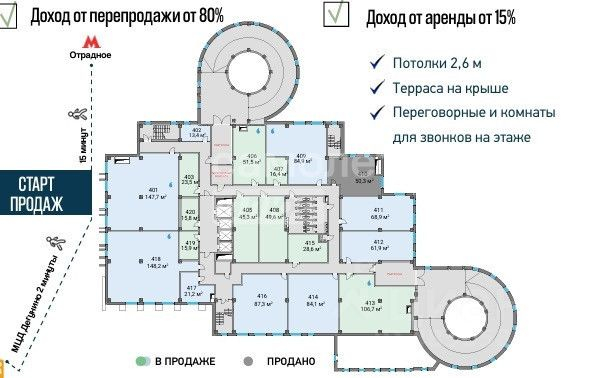 Продажа офиса Алтуфьевское ш,  д. 35 к1