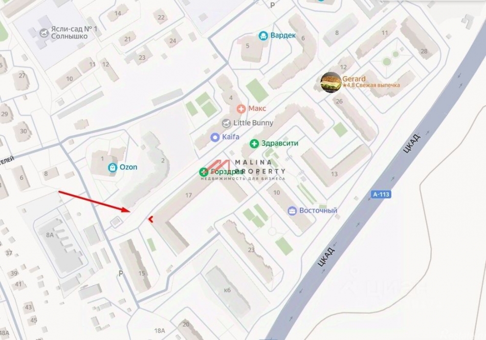 Продажа торгового помещения Одинцово г, Звенигород г, 3 (Восточный мкр) мкр,  д. 2