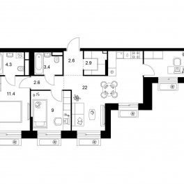 Продажа 2-комн квартиры в новостройке ш. Алтуфьевское, корп.1.1 Продажа 2-комн квартиры в новостройке ш. Алтуфьевское, корп.1.1