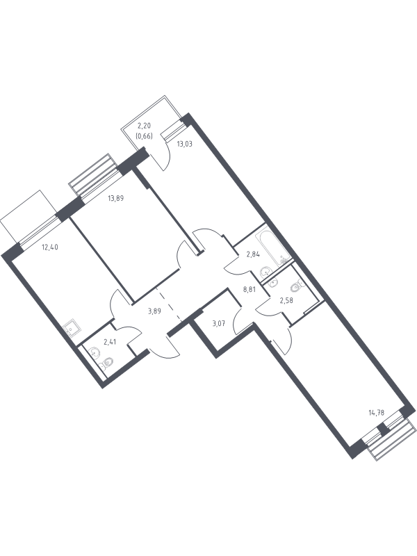 Продажа 3-комн квартиры в новостройке Лайково с., Лесная ул.,  к. 60