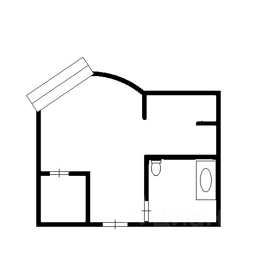 Аренда 1-комн квартиры на вторичном рынке улица Дмитрия Ульянова, 43К3