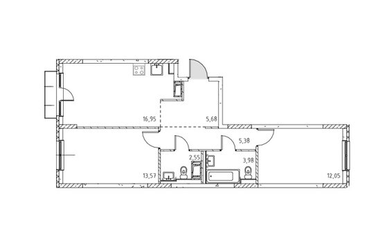 Продажа 2-комн квартиры на вторичном рынке Загородная улица,  д. 45 к4