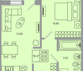Продать Квартиры в новостройке Бугры п., Гаражный проезд   21