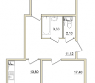 Продажа квартир в ЖК Зеленогорск г., Строителей ул.,  к. 1