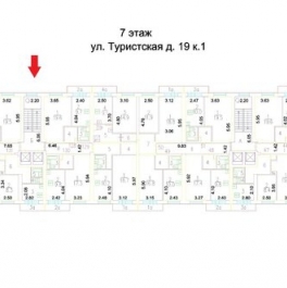 Продажа 2-комн квартиры на вторичном рынке Туристская улица,  д. 19 к1