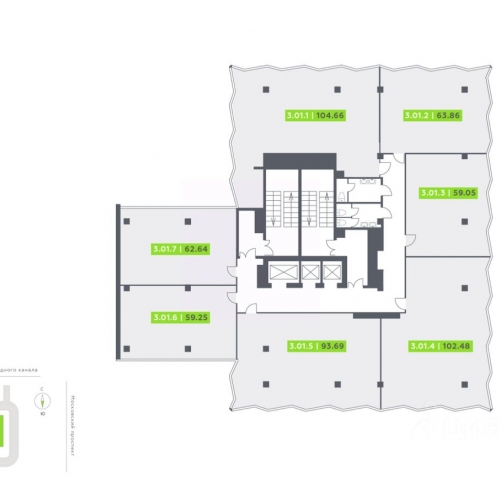 Помещение свободного назначения Обводного Канала наб,  д. 108