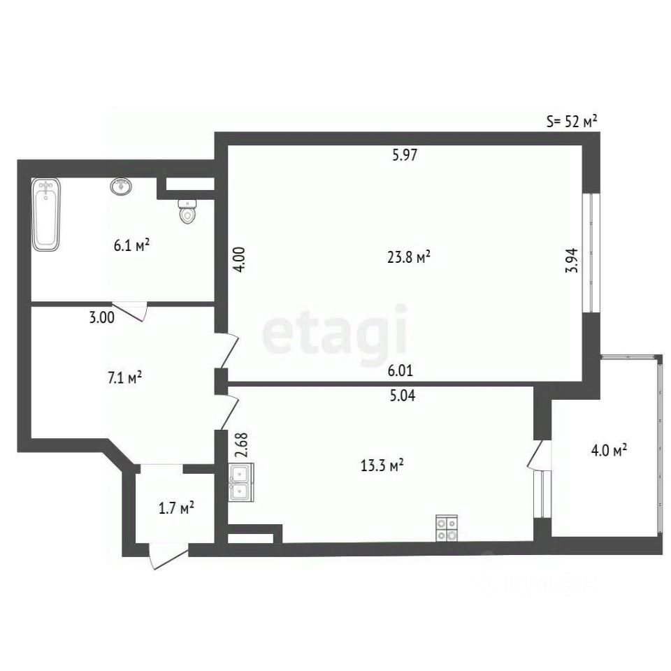 Продажа 1-комн квартиры на вторичном рынке Выборгское шоссе, 5К1