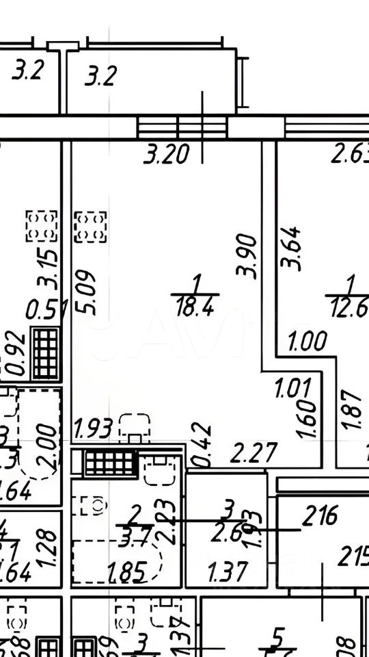 Продажа студии проспект Энгельса, 31