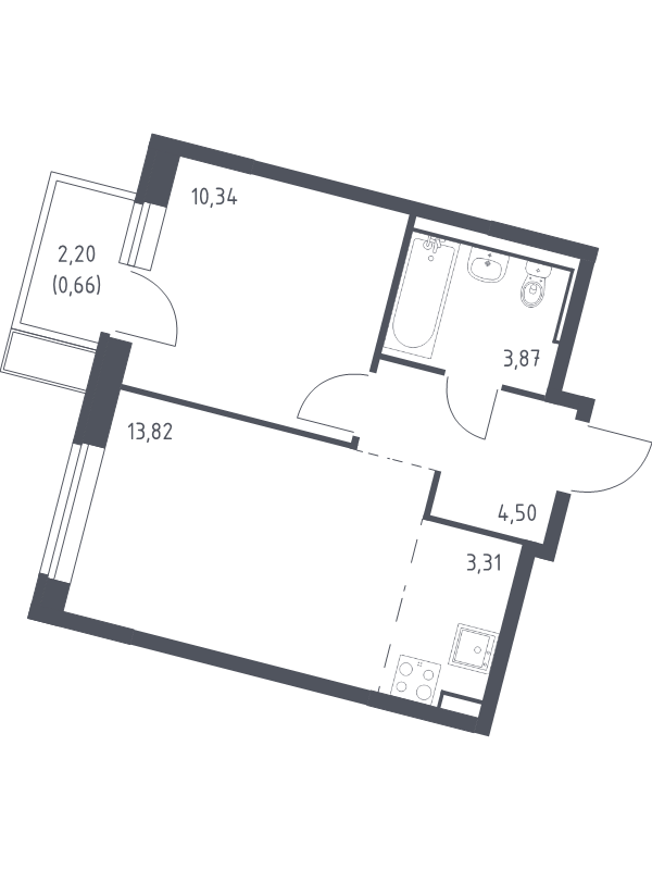Продажа 1-комн квартиры в новостройке Москва г., Ленинградское ш.,  к. 5