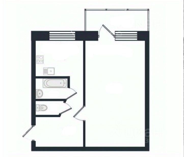Продажа 1-комн квартиры на вторичном рынке проспект Юрия Гагарина, 38К4