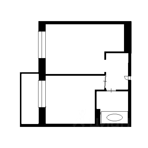 Аренда 1-комн квартиры на вторичном рынке улица Адмирала Трибуца, 5