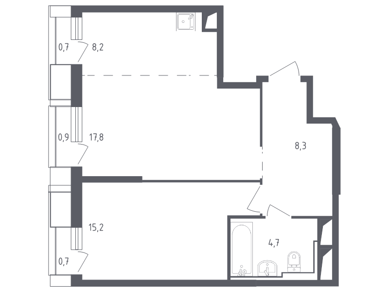 Продажа 1-комн квартиры в новостройке Раздоры д., Мякининское ш.,  к. 19