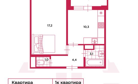 Продажа 1-комн квартиры на вторичном рынке Александра Матросова ул