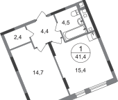 Продать Квартиры в новостройке Рассказовка д., Бориса Пастернака ул.   18.1