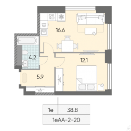 Продажа 1-комн квартиры в новостройке Марка Шагала набережная, д.1к2 Продажа 1-комн квартиры в новостройке Марка Шагала набережная, д.1к2