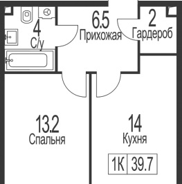 Продажа 1-комн квартиры в новостройке Москва г., Электролитный проезд,  к. 3