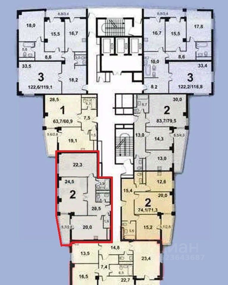 Продажа 2-комн квартиры на вторичном рынке проезд Березовой Рощи, 12