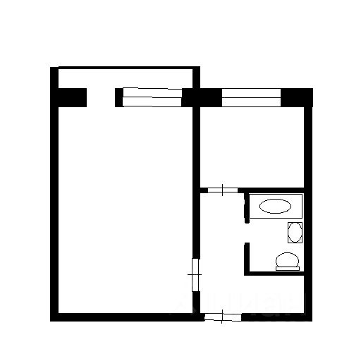 Продажа 1-комн квартиры на вторичном рынке Фряново пгт, улица Первомайская, 22