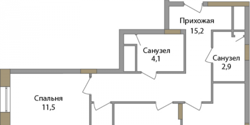 3-комн квартира Москва г., Краснобогатырская ул.,  к. 5