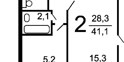 2-комн квартира Нагорный бульвар, 4К3