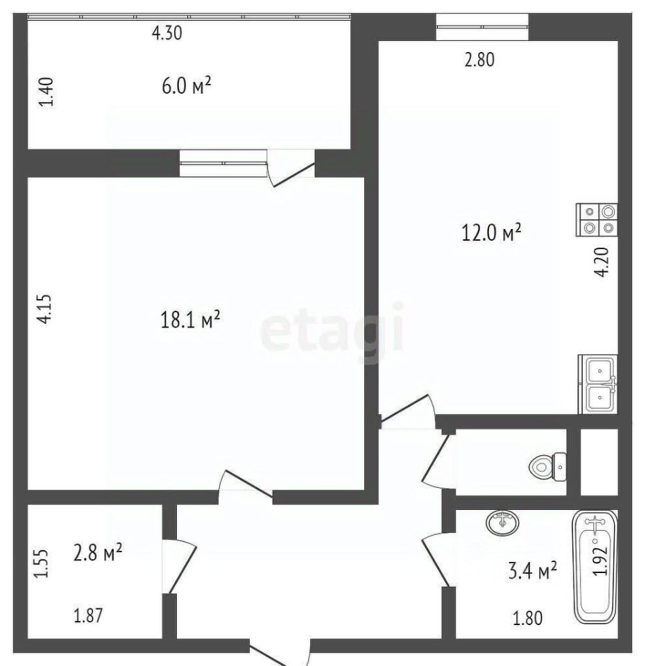 Продажа 1-комн квартиры на вторичном рынке Королев, улица Калининградская, 17к1