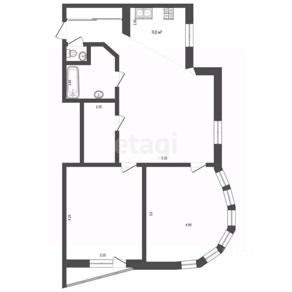 Продажа 3-комн квартиры на вторичном рынке Реутов, Советская улица, 4к1