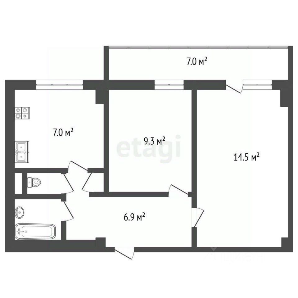 Продажа 2-комн квартиры на вторичном рынке Матвеевская улица, 18К2
