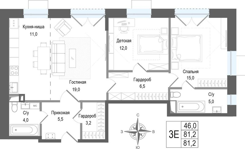 Продажа 2-комн квартиры в новостройке Королёв г.,  к. 3