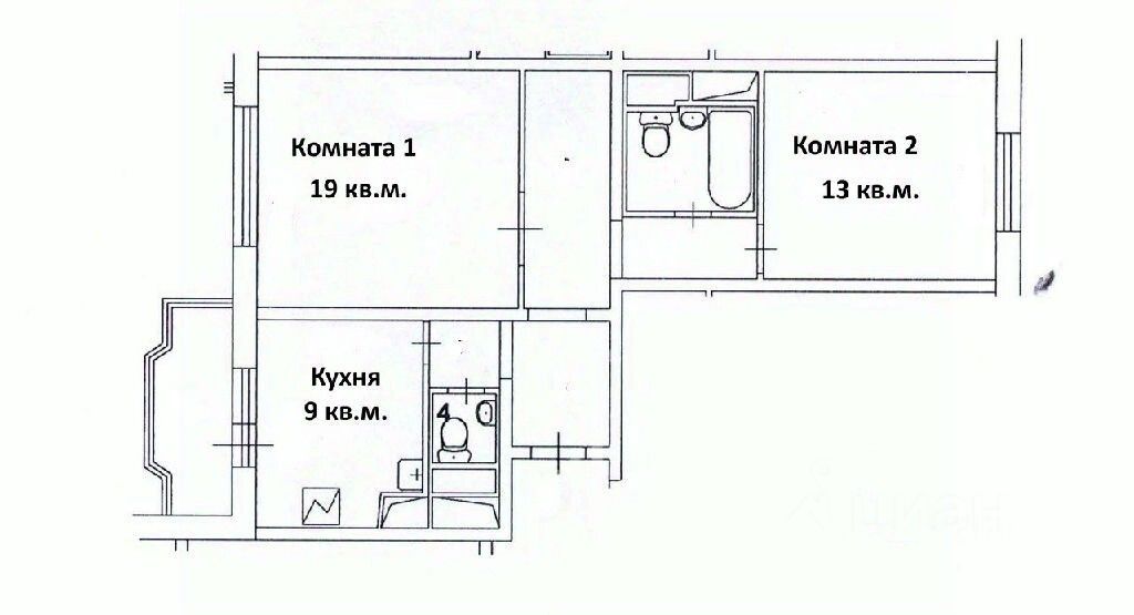 Продажа 2-комн квартиры на вторичном рынке Перекопская улица, 34к3